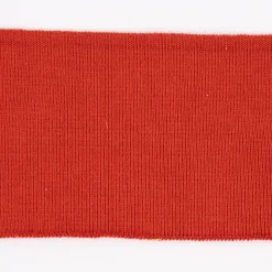 Cuff Bündchen Fertigbündchen Organic Bio einfarbig terrakotta 7x135cm