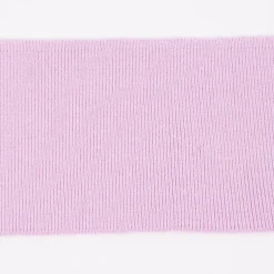Cuff Bündchen Fertigbündchen Organic Bio einfarbig pastell lila 7x135cm