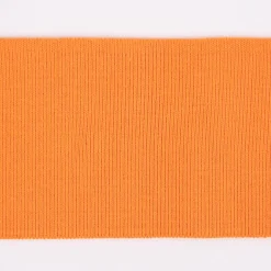Cuff Bündchen Fertigbündchen Organic Bio einfarbig orange 7x135cm