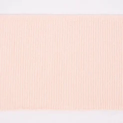 Cuff Bündchen Fertigbündchen Organic Bio einfarbig hellrosa 7x135cm