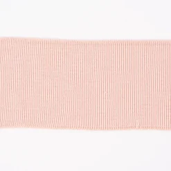 Cuff Bündchen Fertigbündchen Organic Bio einfarbig hell altrosa 7x135cm
