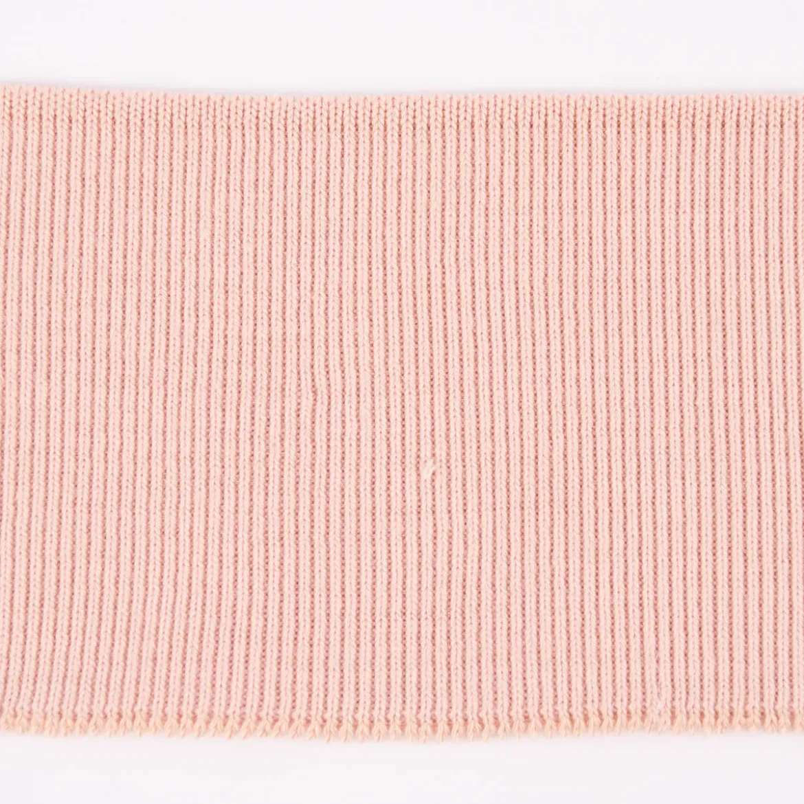 Cuff Bündchen Fertigbündchen Organic Bio einfarbig hell altrosa 7x135cm