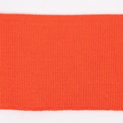 Cuff Bündchen Fertigbündchen Organic Bio einfarbig orange neon 7x135cm