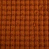 Decke Plaid mit Waffelstruktur aus Baumwolle terracotta-braun 160x130cm