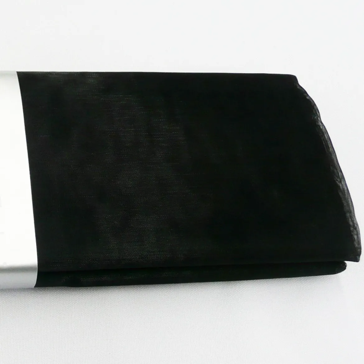 Deco Organza Dekostoff schwarz 150x300cm