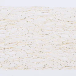 Dekoband Textilfaser einfarbig gold 500x12cm