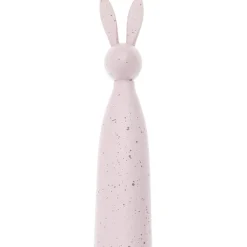 Dekofigur Hase aus Holz rosa 4x18cm von Rico Design