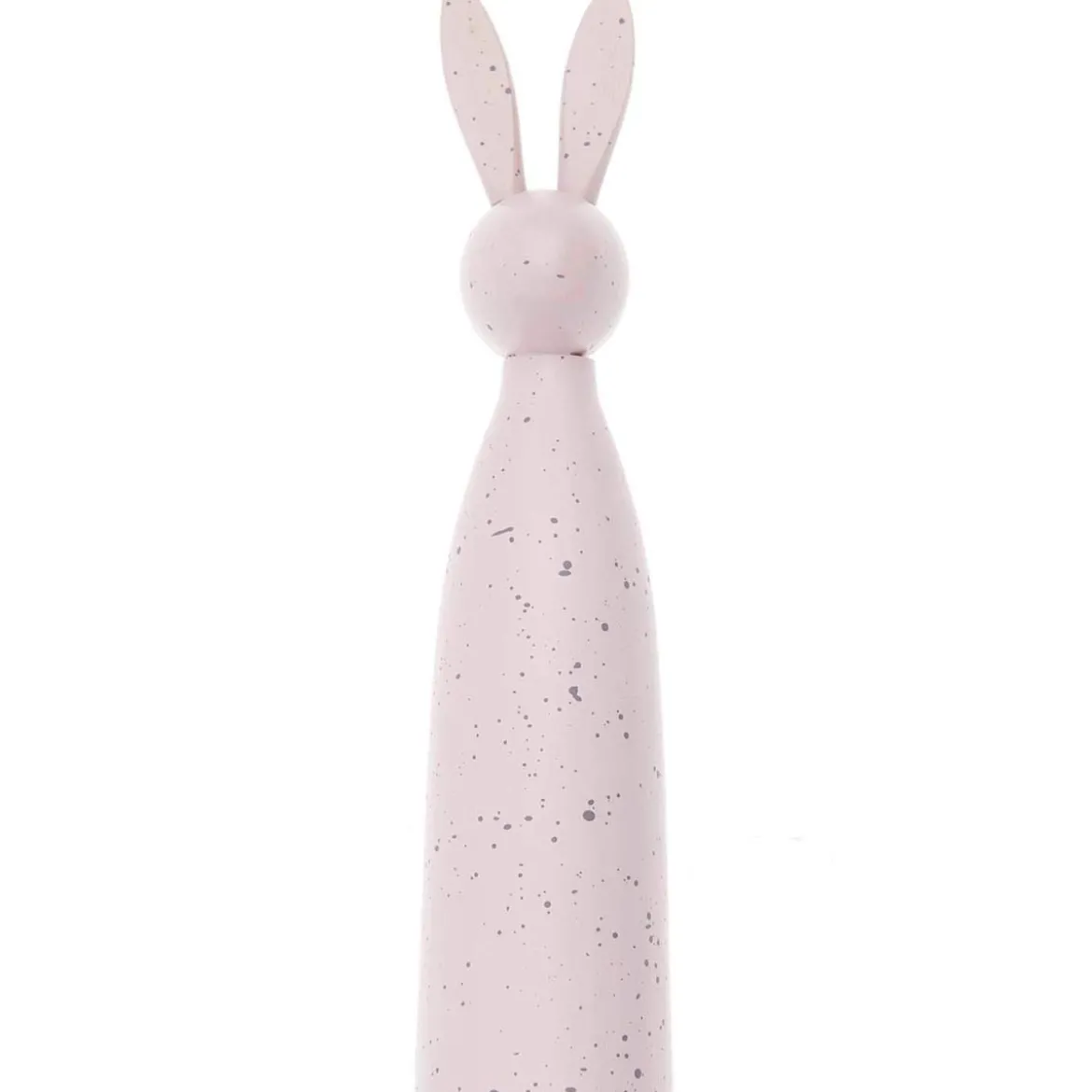 Dekofigur Hase aus Holz rosa 4x18cm von Rico Design