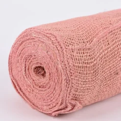 Deko Juteband extrabreit rosa 0,5x9,1m
