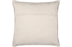 Dekokissen einfarbig natur creme Rippenstruktur 45x45cm