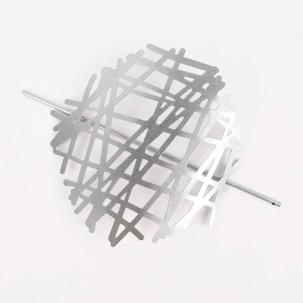Dekospange Raffhalter Gitter Aluminium
