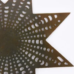 Deko Stecker Stern Metall Cut-Out messingfarben 15cm