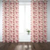 Dekostoff Baumwolle Canvas Laetizia Blumen abstrakt groß rot rosa 1,5m Breite