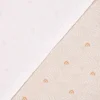 Dekostoff Baumwolle Canvas Ponto Hügel Bogen beige weiß 1,5m Breite