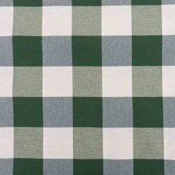 Dekostoff Baumwoll-Mischgewebe große Karos 5,5x5,5cm grün weiß 2,80m Breite
