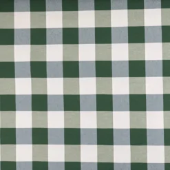 Dekostoff Baumwoll-Mischgewebe große Karos 5,5x5,5cm grün weiß 2,80m Breite