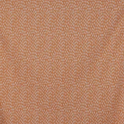 Dekostoff Baumwollstoff Bayside Tupfen Pinselstriche orange weiß 1,38m Breite