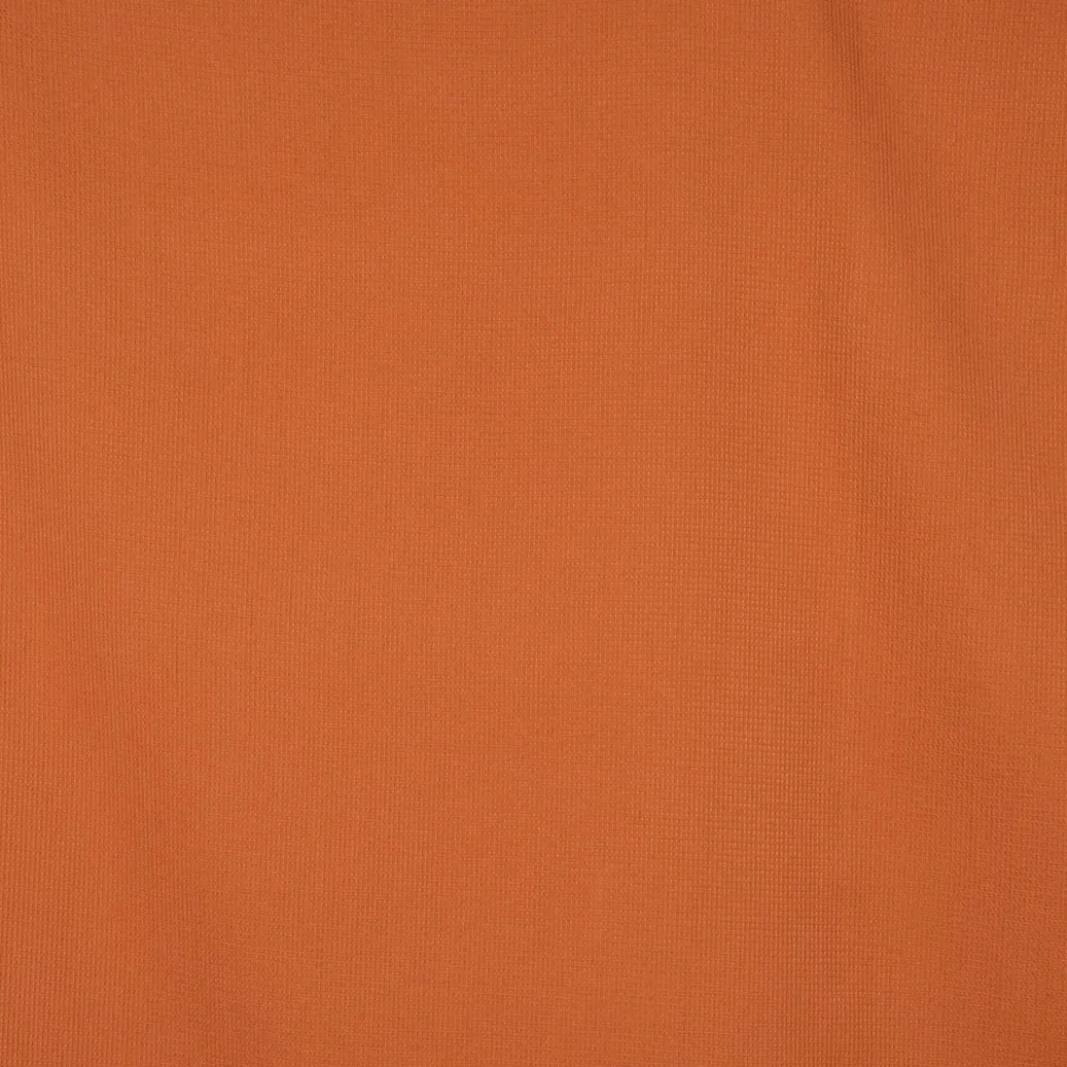Dekostoff Baumwollstoff überbreit Waffelrelief Kästchenstruktur burnt orange 2,80m Breite