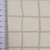 Dekostoff Baumwollstoff Halbpanama Karo Gitter wollweiß beige raumhoch 2,80m Breite