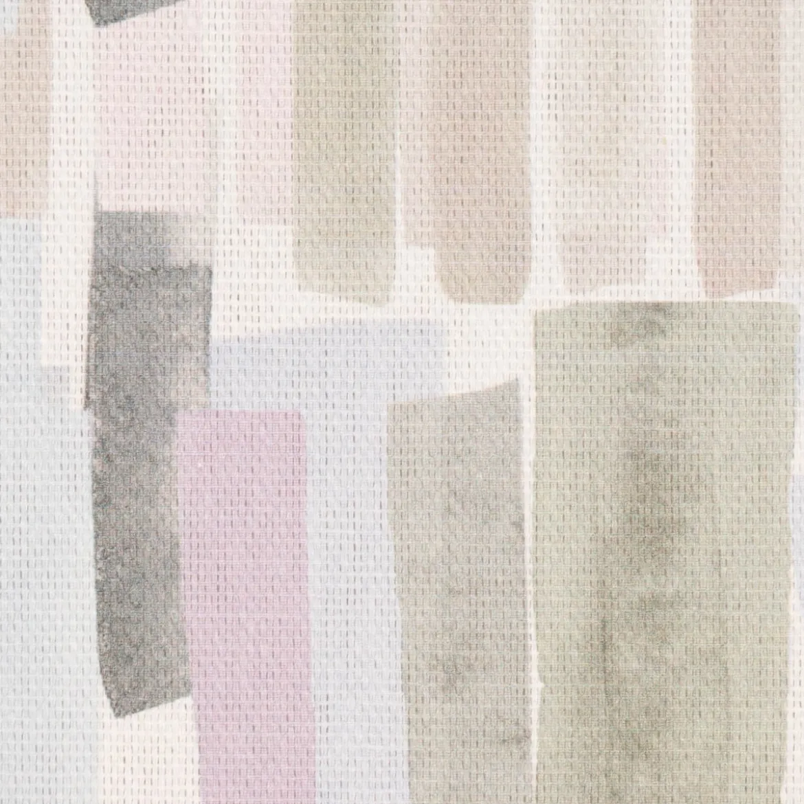 Dekostoff Baumwollstoff Halbpanama Denise Soft Aquarell Streifen pastell lila 1,40m Breite