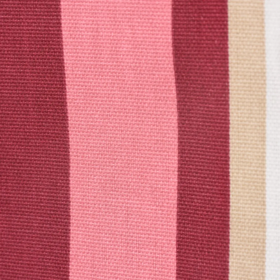 Dekostoff Baumwollstoff Längsstreifen rot rosa braun grün