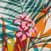 Dekostoff Baumwollstoff Poerani Exotik Blätter Blumen bunt 160cm Breite