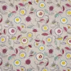 Dekostoff Baumwollstoff Sundance Blumen beige ocker beere aqua 1,4m Breite