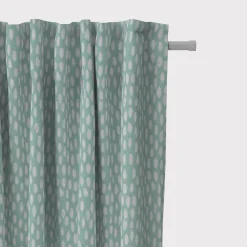 Dekostoff Bayside Honeydew mint weiß 137cm