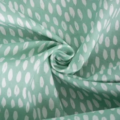 Dekostoff Bayside Honeydew mint weiß 137cm