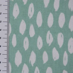 Dekostoff Bayside Honeydew mint weiß 137cm