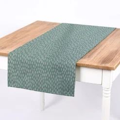 Dekostoff Bayside Honeydew mint weiß 137cm