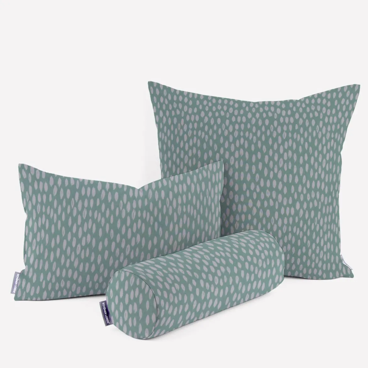 Dekostoff Bayside Honeydew mint weiß 137cm