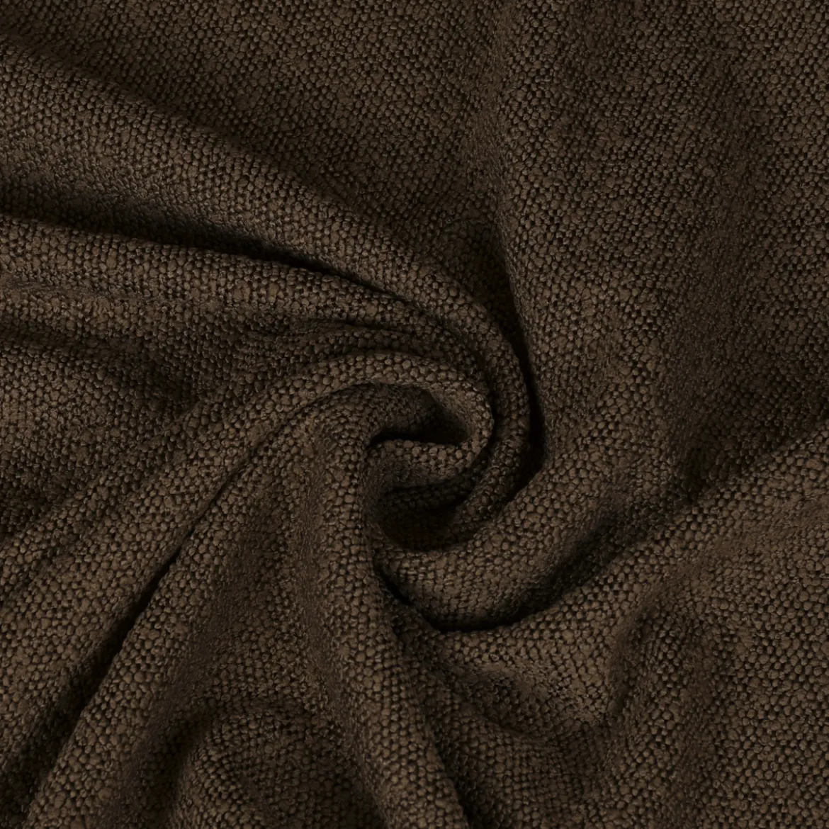 Dekostoff Boucle Deluxe uni meliert taupe 1,40m breit