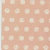 Dekostoff Canvas Ottoman gemalte Kreise pastell rosa weiß