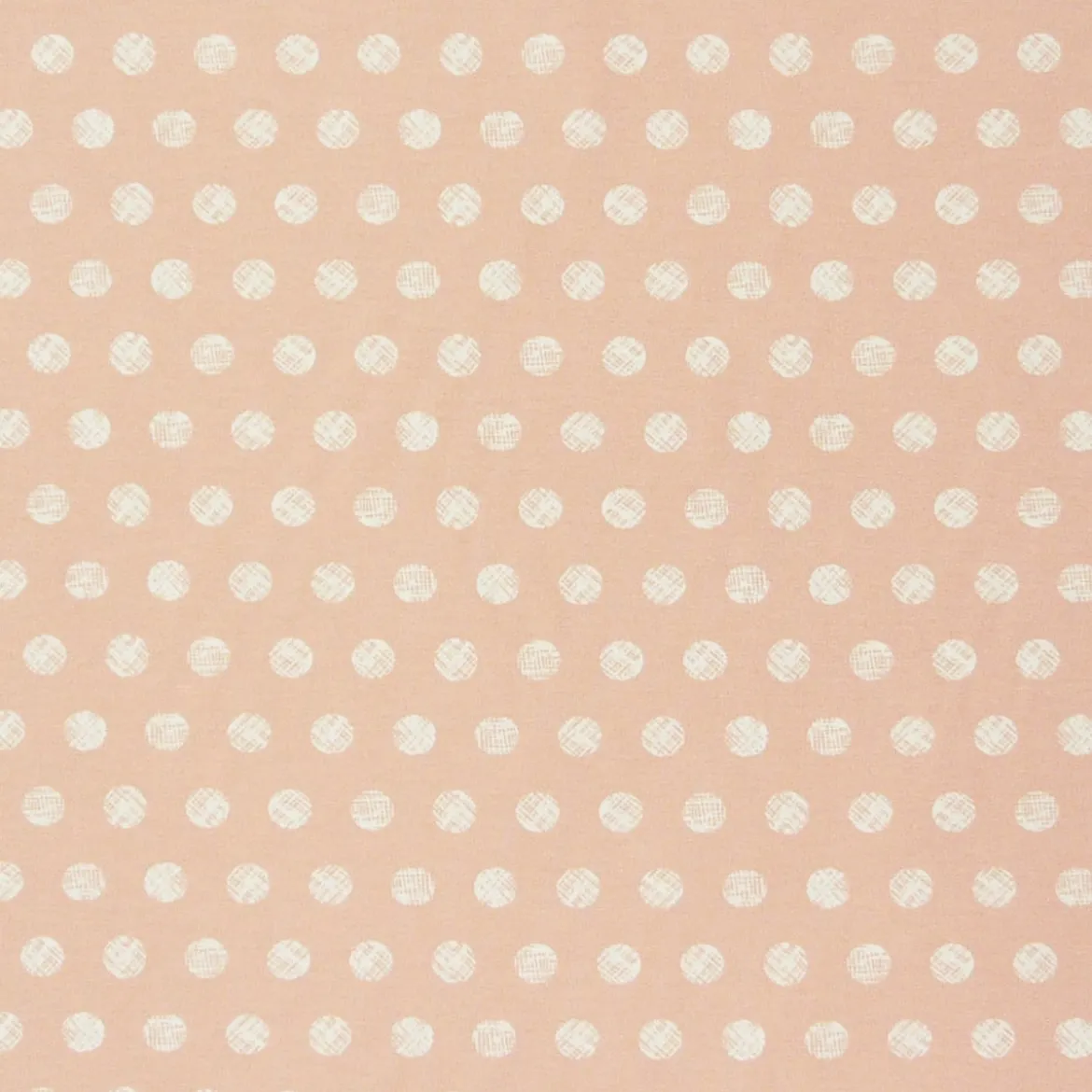 Dekostoff Canvas Ottoman gemalte Kreise pastell rosa weiß