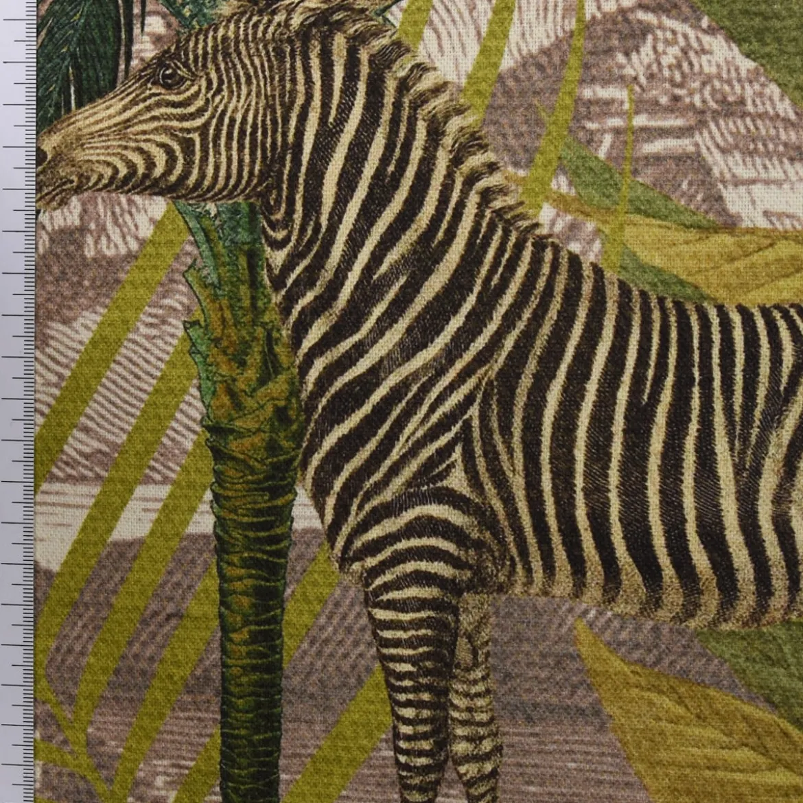 Dekostoff Digitaldruck Halbpanama Panel Tropical Safari Dschungel 1Stk 1,36x1,28m