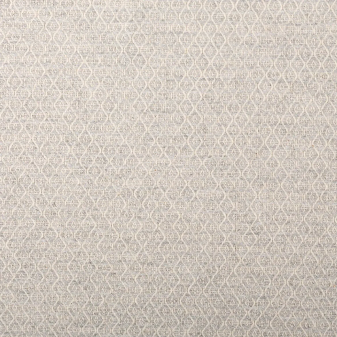 Dekostoff Dobby Diamond Mini Rauten Light Grey hellgrau ecru 1,40m Breite