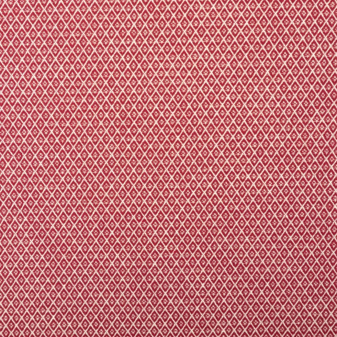 Dekostoff Dobby Diamond Mini Rauten Burgundy bordeaux ecru 1,40m Breite