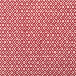 Dekostoff Dobby Diamond Mini Rauten Burgundy bordeaux ecru 1,40m Breite