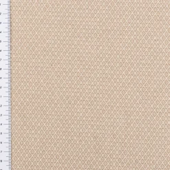 Dekostoff Dobby Diamond Mini Rauten linen beige ecru 1,40m Breite