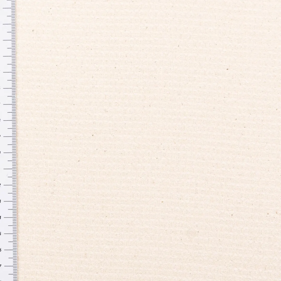 Dekostoff Dobby Diamond Mini Rauten uni natur 1,40m Breite