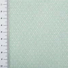 Dekostoff Dobby Diamond Mini Rauten mintgrün ecru 1,40m Breite