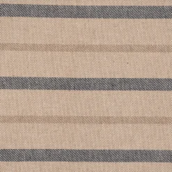 Dekostoff Dobby Leinenlook Riviera Stripe Small Streifen natur blau 1,40m Breite