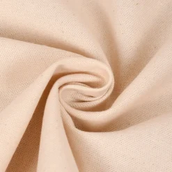 Dekostoff Dobby Panama Leinenlook uni creme 1,40m Breite