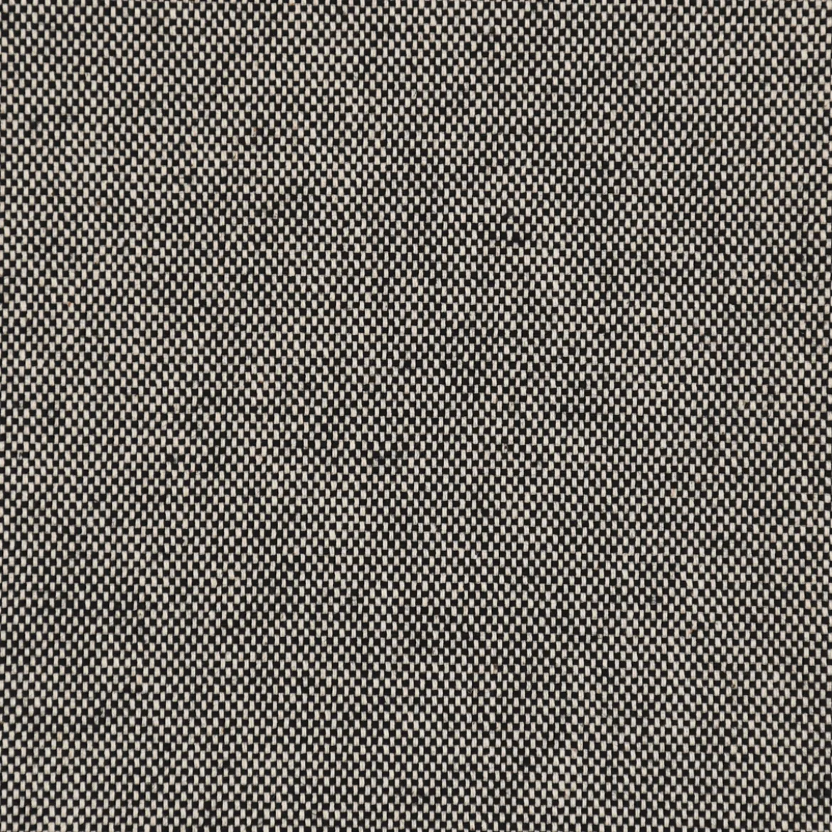 Dekostoff Dobby Panama Leinenlook meliert uni schwarz 1,40m Breite