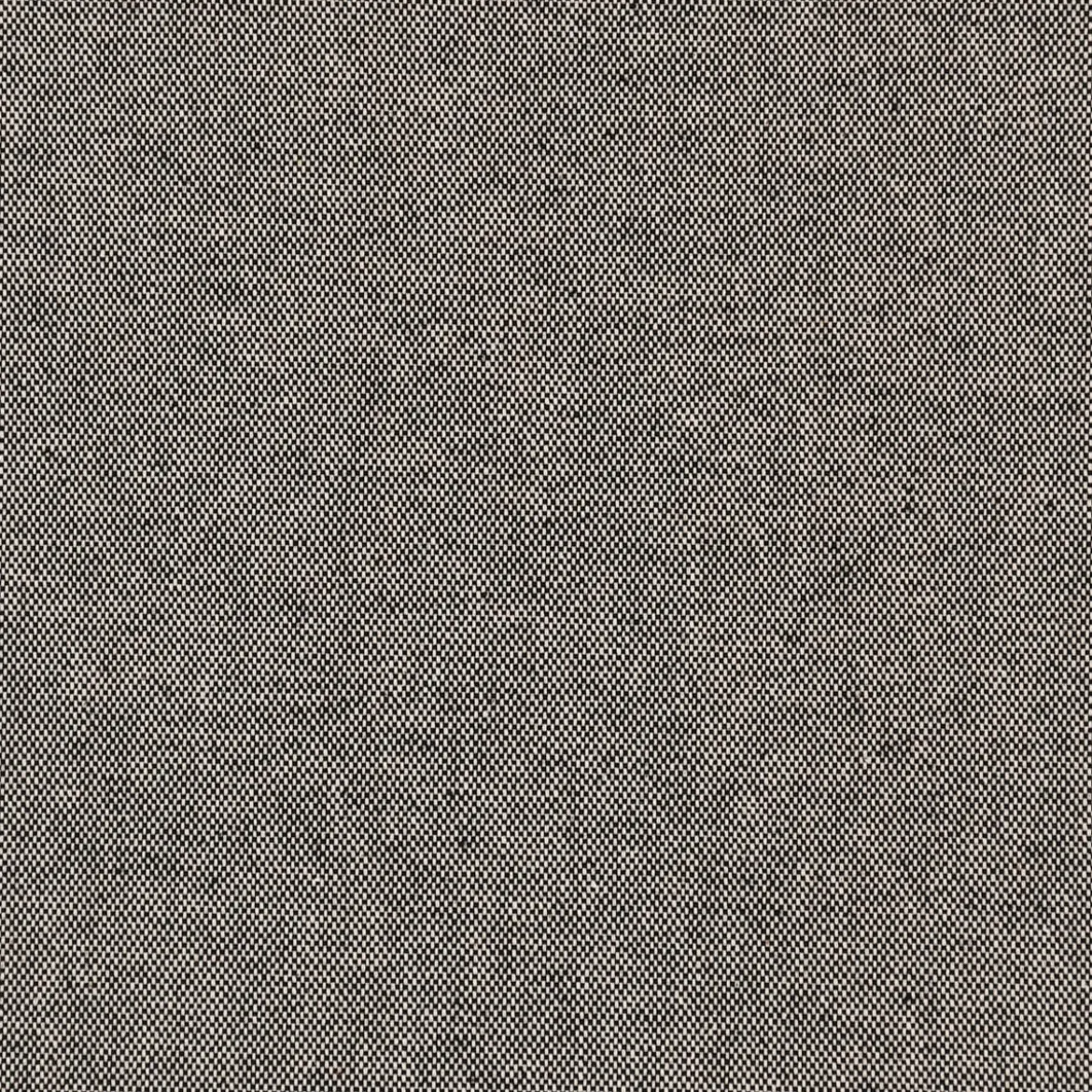 Dekostoff Dobby Panama Leinenlook meliert uni schwarz 1,40m Breite