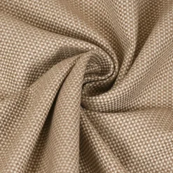 Dekostoff Dobby Panama Square Würfelstruktur uni beige 1,40m Breite