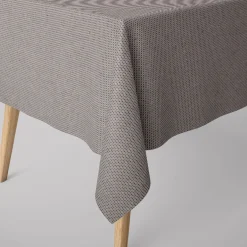 Dekostoff Dobby Panama Square Würfelstruktur uni schwarz grau 1,40m Breite