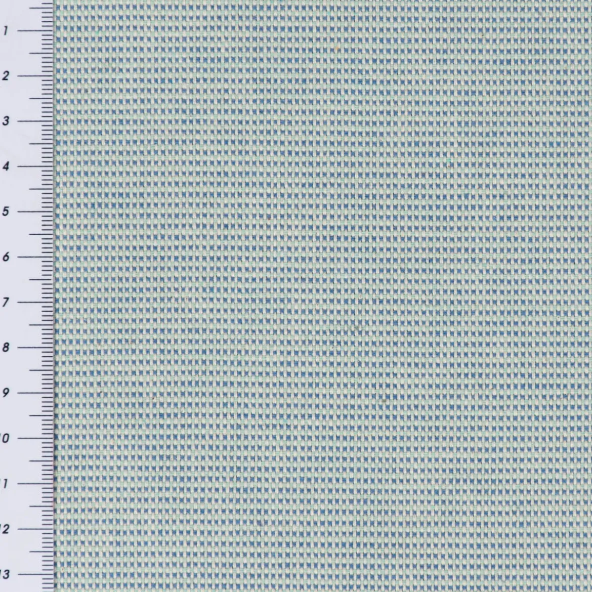 Dekostoff Dobby Square Mini Würfelstruktur Two Tone blau weiß 1,40m Breite