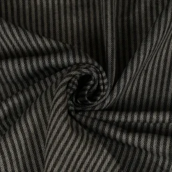 Dekostoff Dobby Streifen 3mm beige schwarz 1,40m Breite